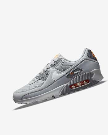 Nike Air Max 90 Grises Grises Blancos | MX 5353